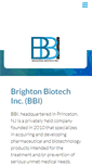 Mobile Screenshot of brightonbiotech.com